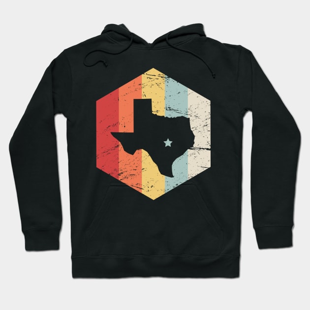 Retro Austin Texas Hoodie by MeatMan